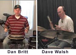 Dan Britt and Dave Walsh with the Drumometer
